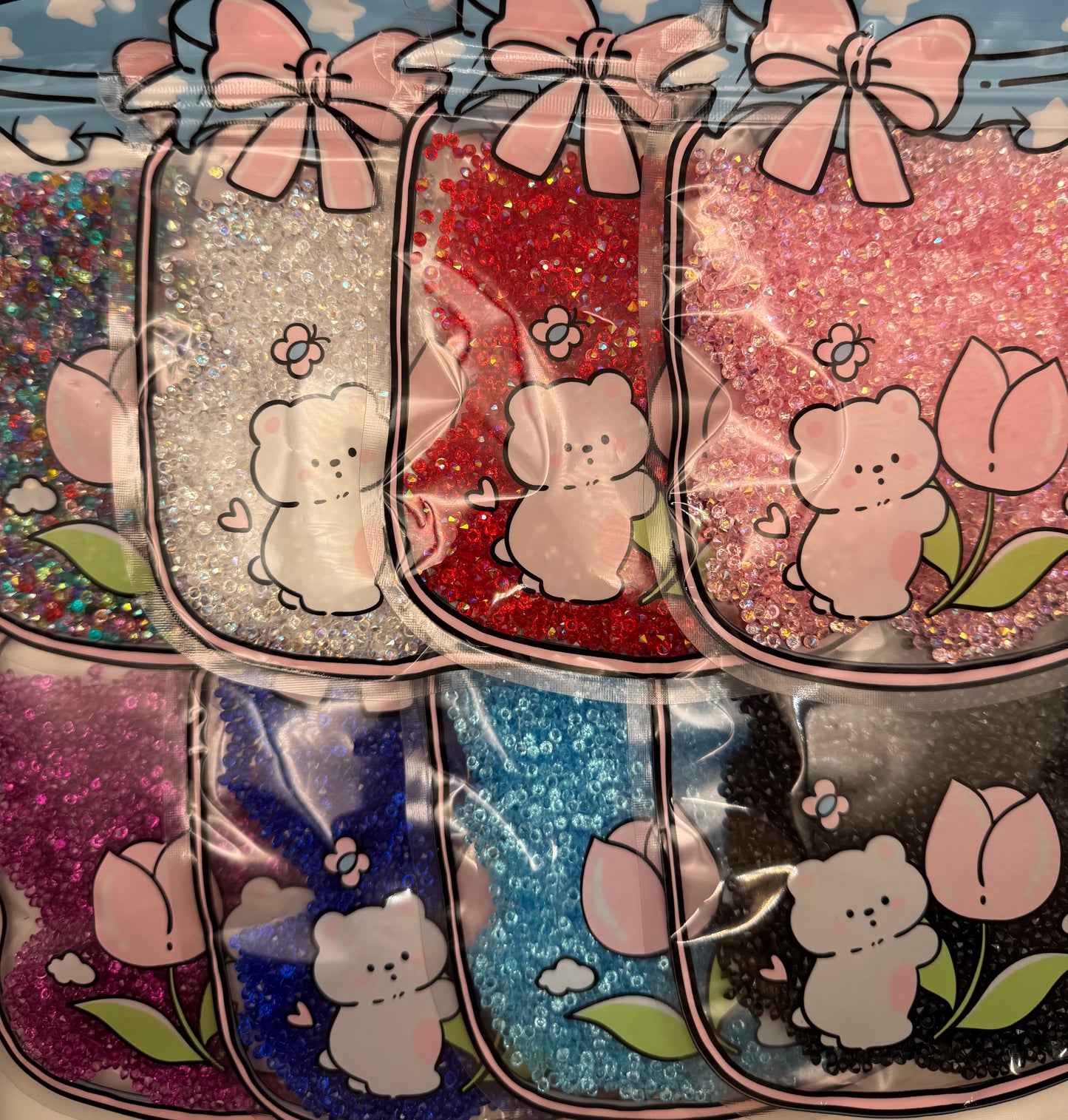 3MM RHINESTONES 50 GRAMS BAG