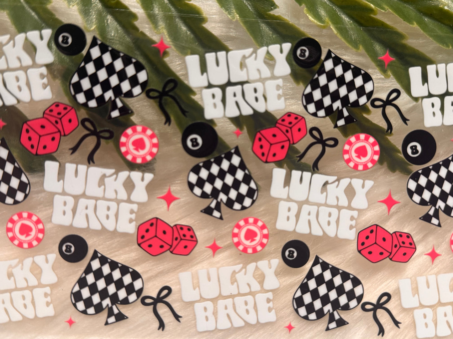 Lucky dice cup wrap