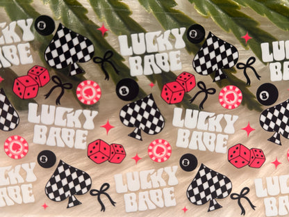Lucky dice cup wrap