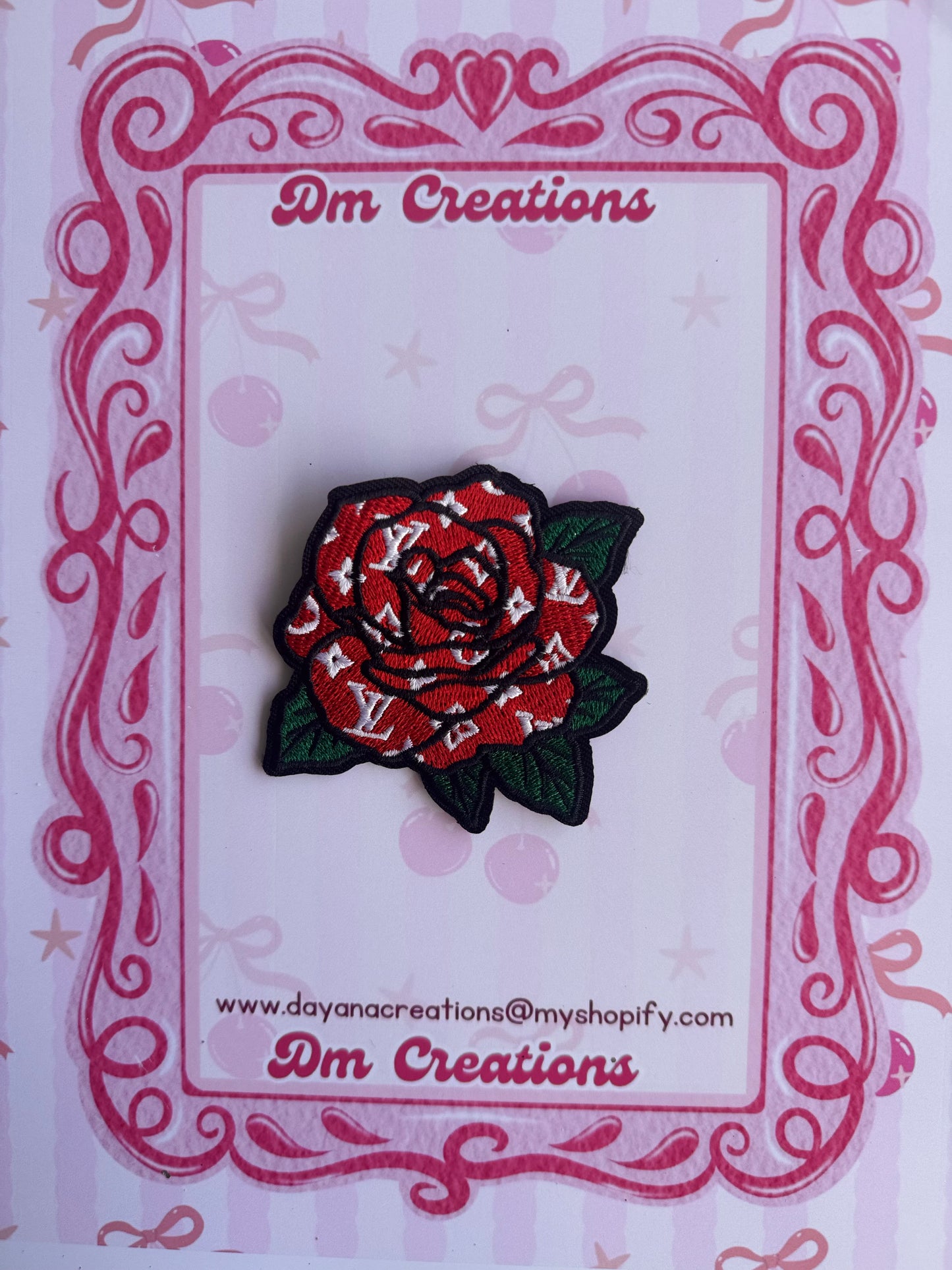 Flower L.V HAT PATCHES