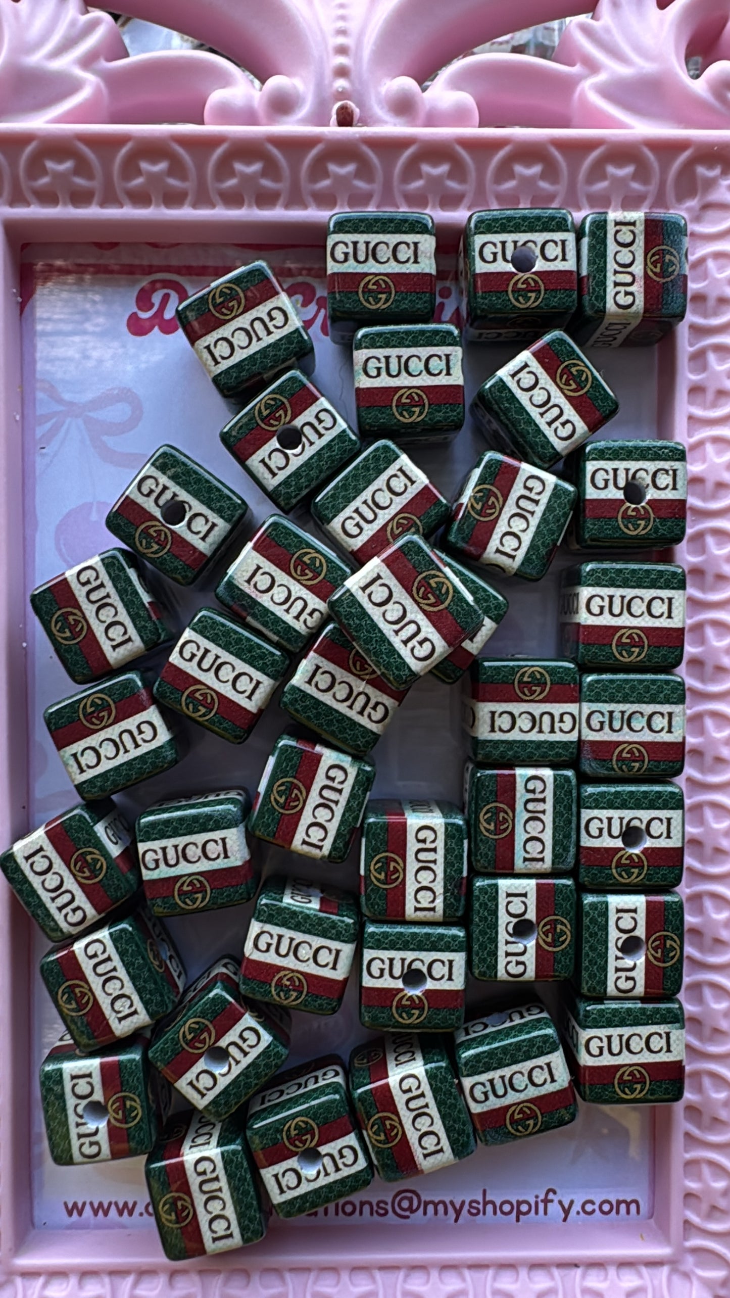 Designer bead bag