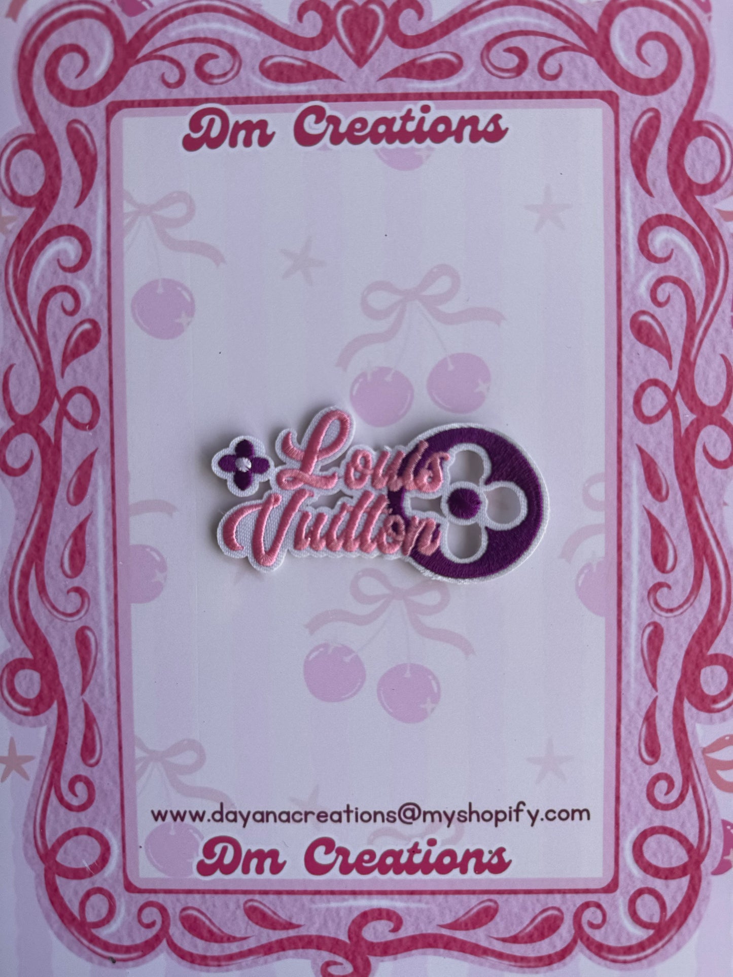 L.V HAT PATCHES