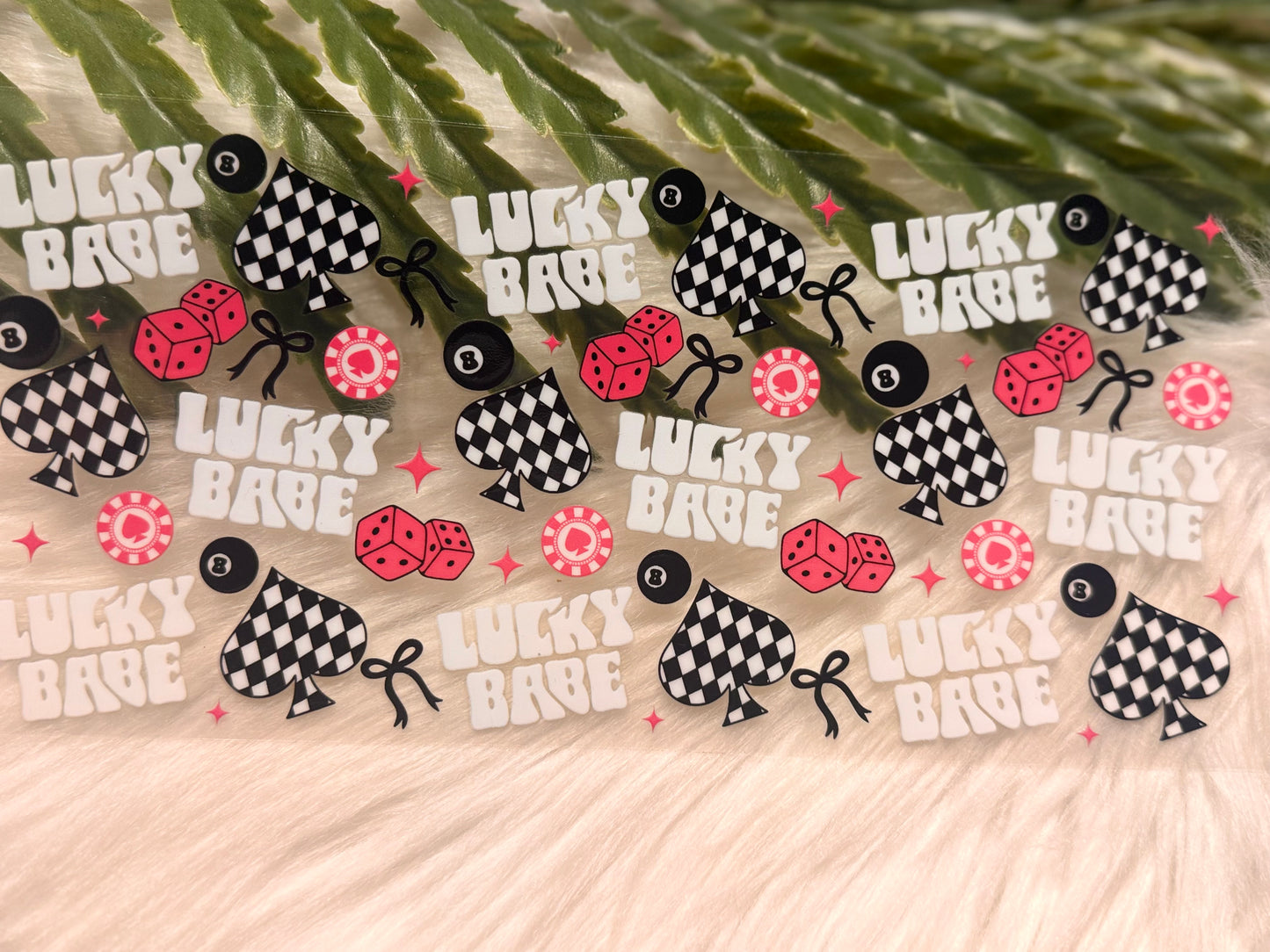 Lucky dice cup wrap