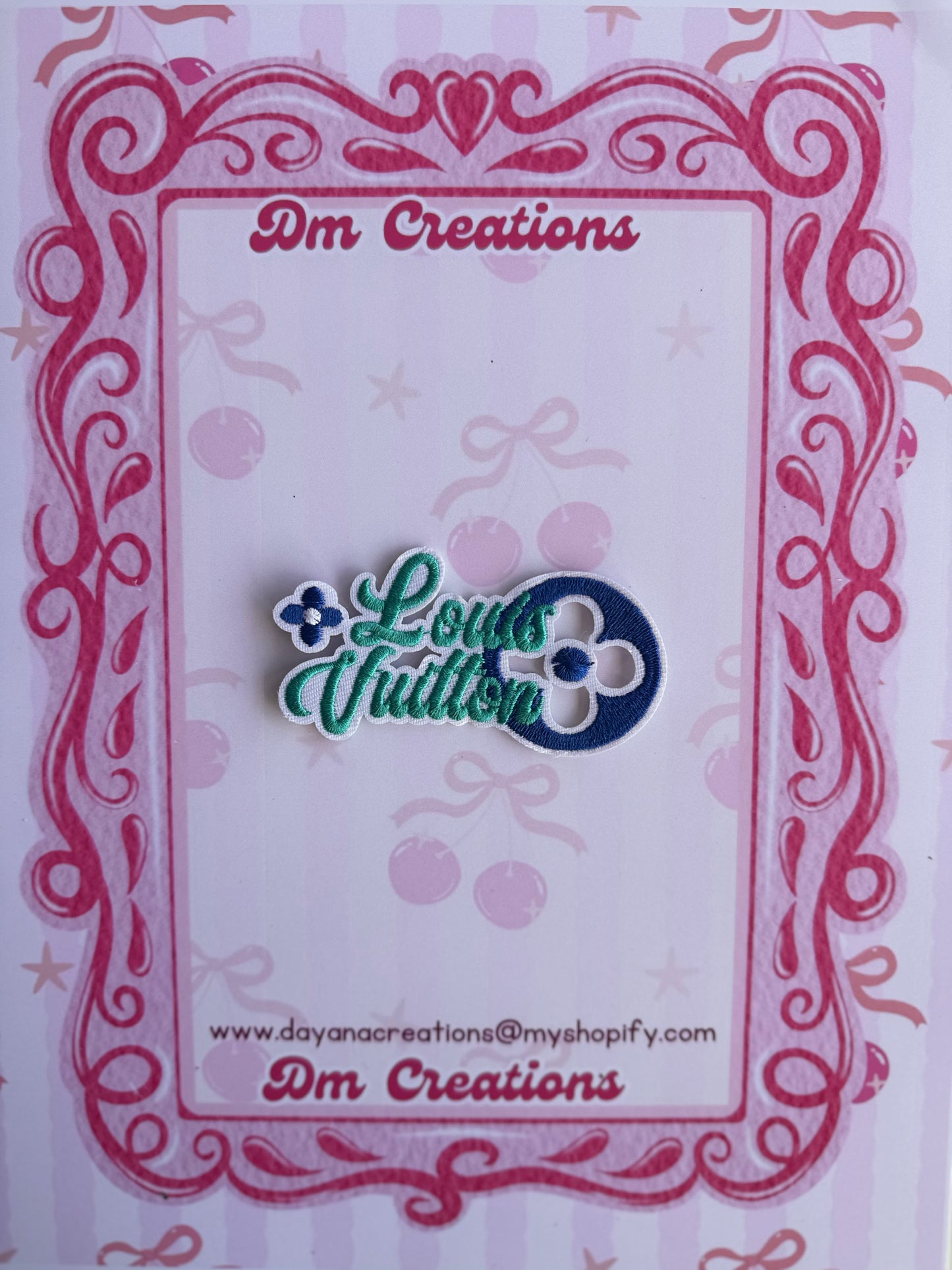 L.V HAT PATCHES