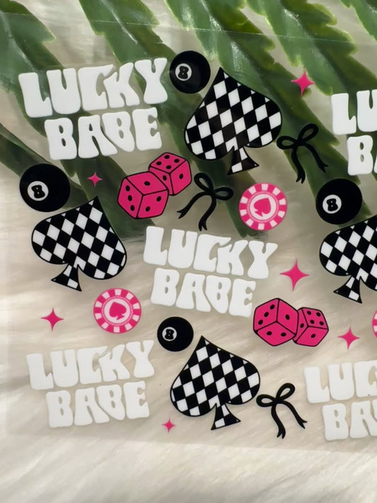 Lucky dice cup wrap